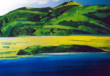 «Морской берег», акрил, 50 x 70 см., 1990 г.