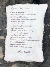 Poesia murale di Mario Tornello