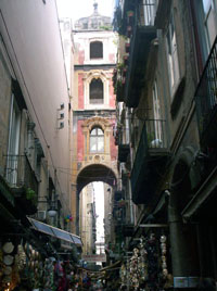 Via San Gregorio Armeno a Napoli